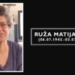 Preminula Ruža Matijašević